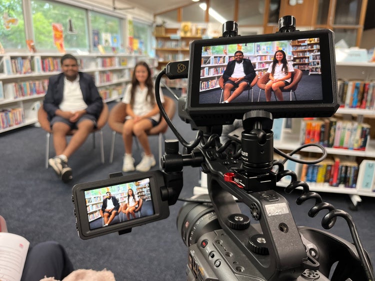 Students are interviewed about our Aboriginal education programs.