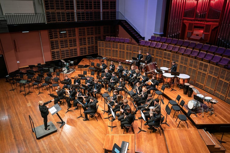 SSC IMP students perform on stage